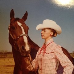 Caroline and her horse