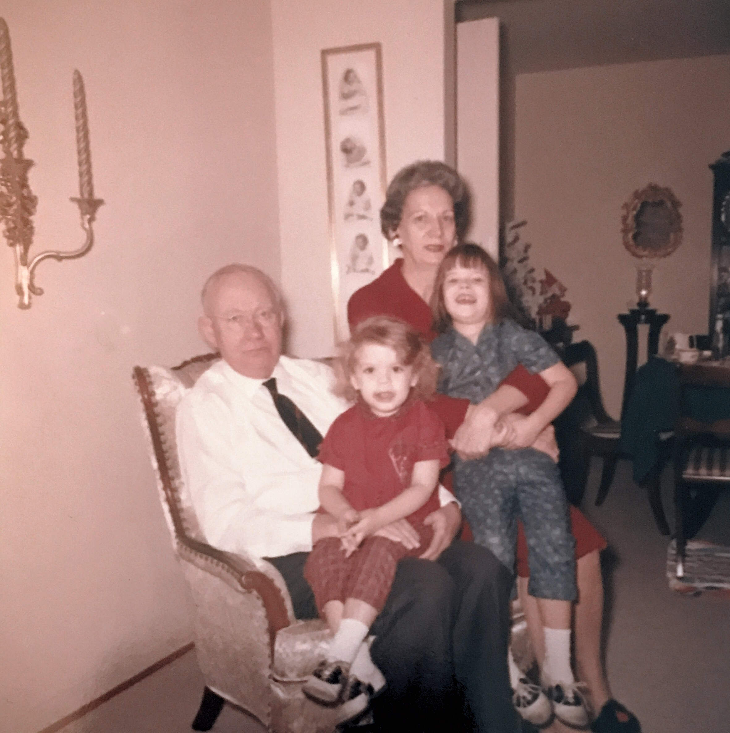 Caroline with her family